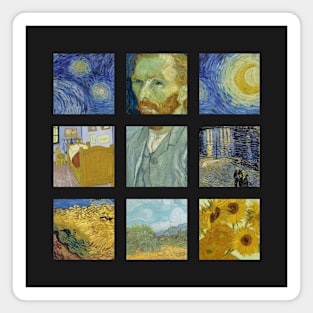 Vincent Van Gogh  - Collage Magnet